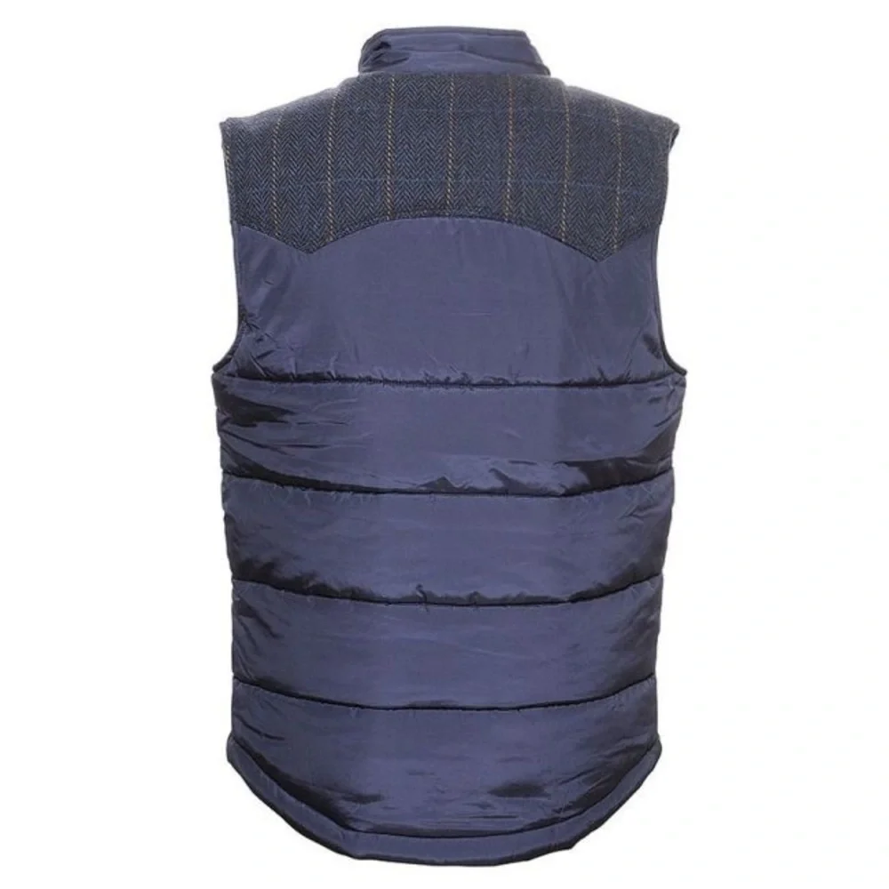 Ted Baker London Quilted Puffer Vest Gilet Men’s Large Navy Blue